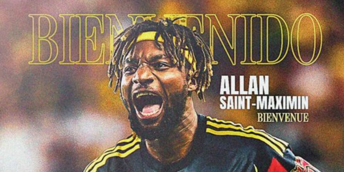 Allan Saint-Maximin llega al América para el Apertura 2025