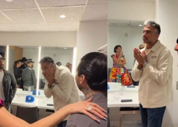 Ángela Aguilar recibe halagos de Jaime Camil tras concierto