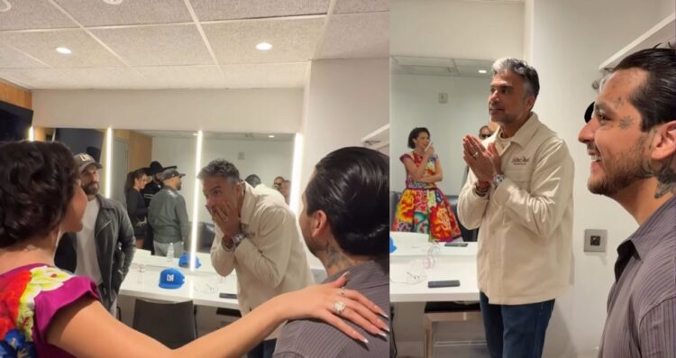 Ángela Aguilar recibe halagos de Jaime Camil tras concierto
