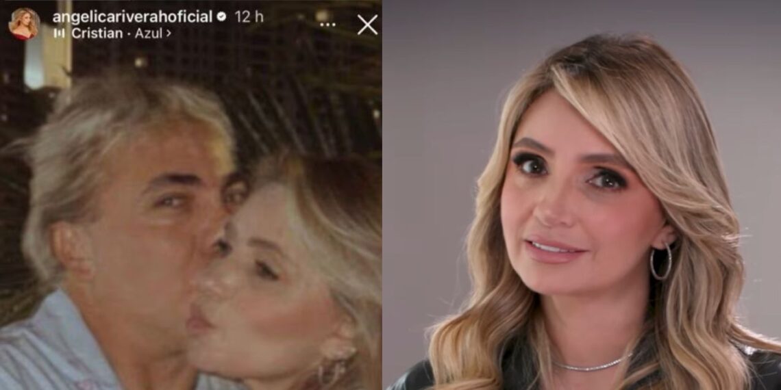 Angélica Rivera comparte fotografía del reencuentro con Cristian Castro