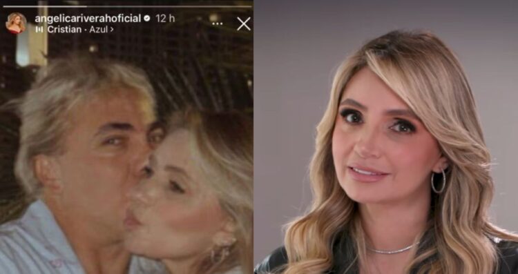 Angélica Rivera comparte fotografía del reencuentro con Cristian Castro