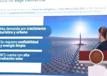 Anuncia Gobierno Federal construcción de planta termosolar con dos centrales en Baja California Sur