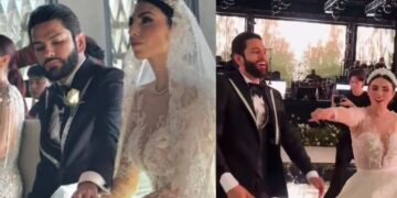Así fue la gran boda del cantante Virlán García y Fernanda Esquer