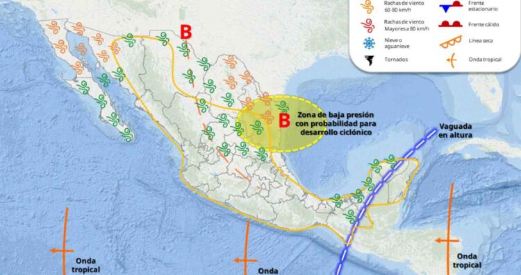 Autoridades de Tamaulipas monitorean onda tropical con posibilidad de desarrollo ciclónico: ¿Hacia dónde se dirige?
