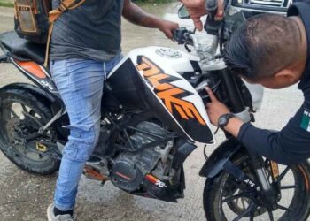 operativo motocicletas Ciudad Madero