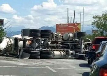 revolvedora autopista Aeropuerto Guadalupe