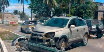Camioneta accidente en Tampico