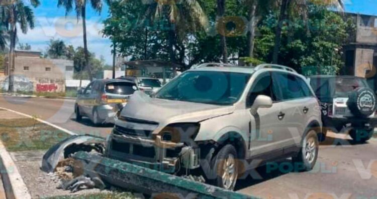 Camioneta accidente en Tampico