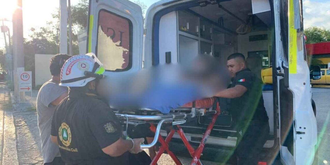 herido El Mante camioneta