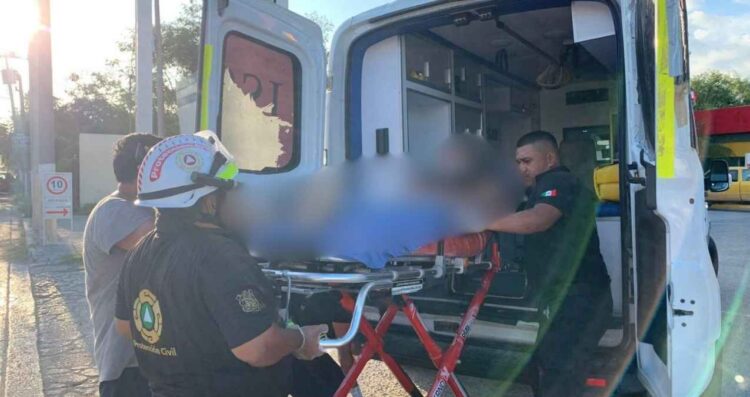 herido El Mante camioneta