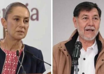 Claudia Sheinbaum acusa linchamiento mediático contra Noroña tras agresión de ‘Alito’ Moreno