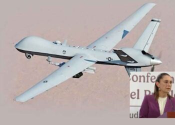 Claudia Sheinbaum confirma uso de dron estadounidense en México para investigación de delincuencia organizada