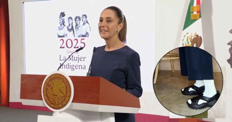 Claudia Sheinbaum y Gobierno de Oaxaca buscarán acción legal contra Adidas por supuesto plagio de huaraches