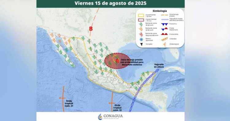 Clima 15 de agosto en México