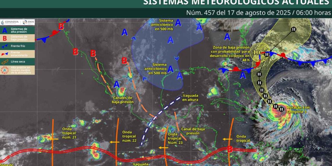 Clima 17 de agosto: ¿Cómo afectará el monzón mexicano y en qué estados?