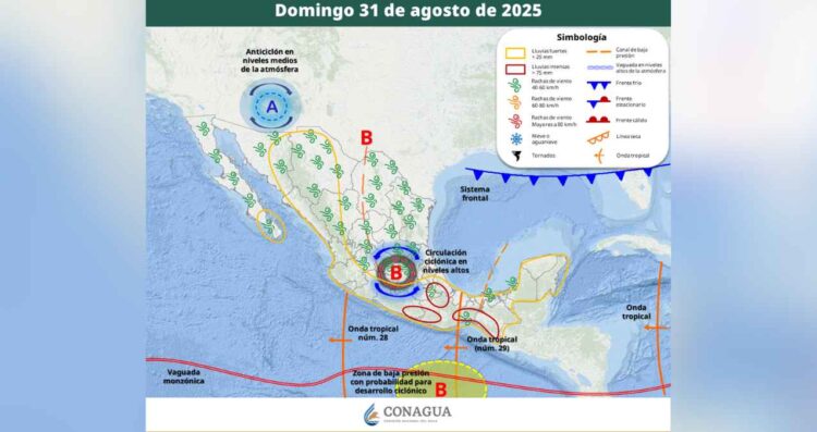 Clima agosto México