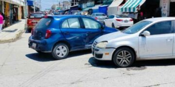 choque zona centro El Mante