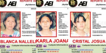 Desaparecen 3 hermanas en García, Nuevo León; autoridades piden apoyo para encontrarlas