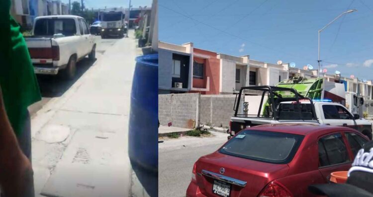 Descubren cuerpo de un bebé en camión recolector de basura en Escobedo, Nuevo León