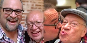 Eduardo Manzano reaparece sonriente con su querido hijo