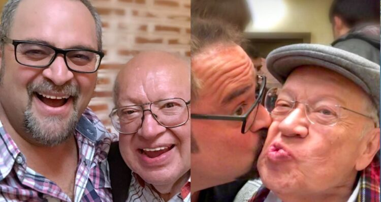 Eduardo Manzano reaparece sonriente con su querido hijo