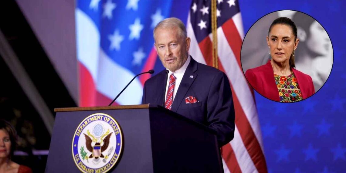 Embajador de EU agradece a Claudia Sheinbaum por la extradición de 26 ligados al narcotráfico 