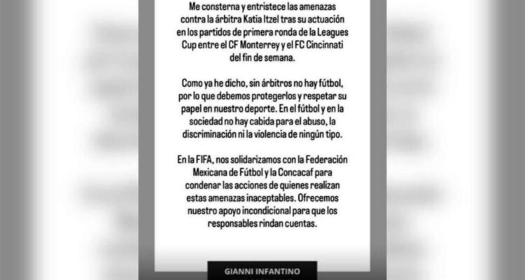 FIFA condena amenazas