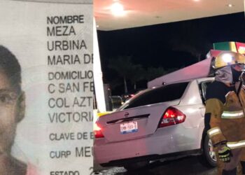 Fallece mujer tras fuerte accidente en la carretera Victoria-Zaragoza en Tamaulipas