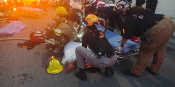 Familia que falleció durante incendio en San Pedro es trasladada a Veracruz