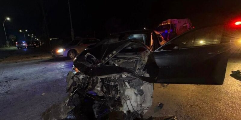 Choque entre vehículo y camioneta deja lesionados en Matamoros