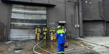 Fuerte incendio en San Nicolás