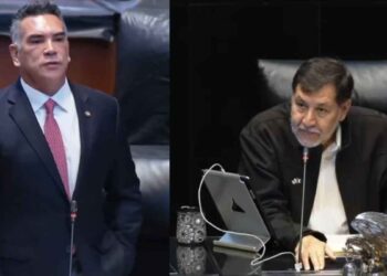 Gerardo Noroña y Alejandro Moreno se reencuentran en la sesión de la Comisión Permanente tras discusión en el Senado | VIDEO