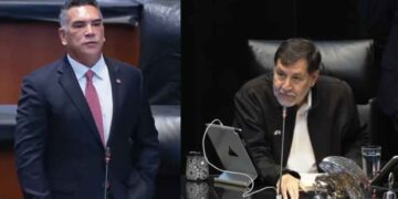 Gerardo Noroña y Alejandro Moreno se reencuentran en la sesión de la Comisión Permanente tras discusión en el Senado | VIDEO