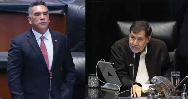 Gerardo Noroña y Alejandro Moreno se reencuentran en la sesión de la Comisión Permanente tras discusión en el Senado | VIDEO