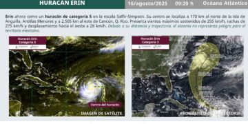 Huracán Erin categoría 5