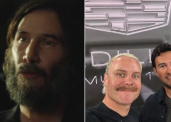 Keanu Reeves presenta a los nuevos pilotos de Cadillac para la F1 2026 con estilo épico