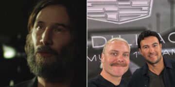 Keanu Reeves presenta a los nuevos pilotos de Cadillac para la F1 2026 con estilo épico