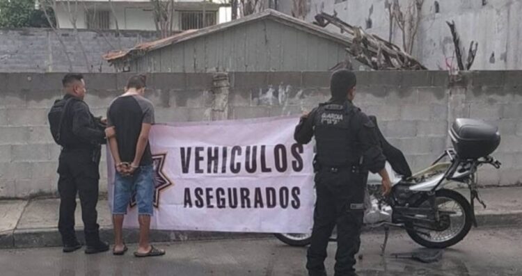 Localizan motocicleta robada en Río Bravo, Tamaulipas
