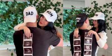 Martha Higareda comparte la primera ecografía de sus gemelos junto a Lewis Howes