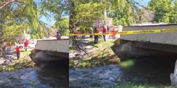 Masculino muerto en canal Mante