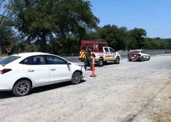 Muere ciclista tras ser atropellado por un vehículo en la Carretera Nacional en Linares, NL