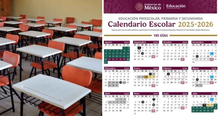 Nuevo calendario SEP 2025-2026 en Nuevo León