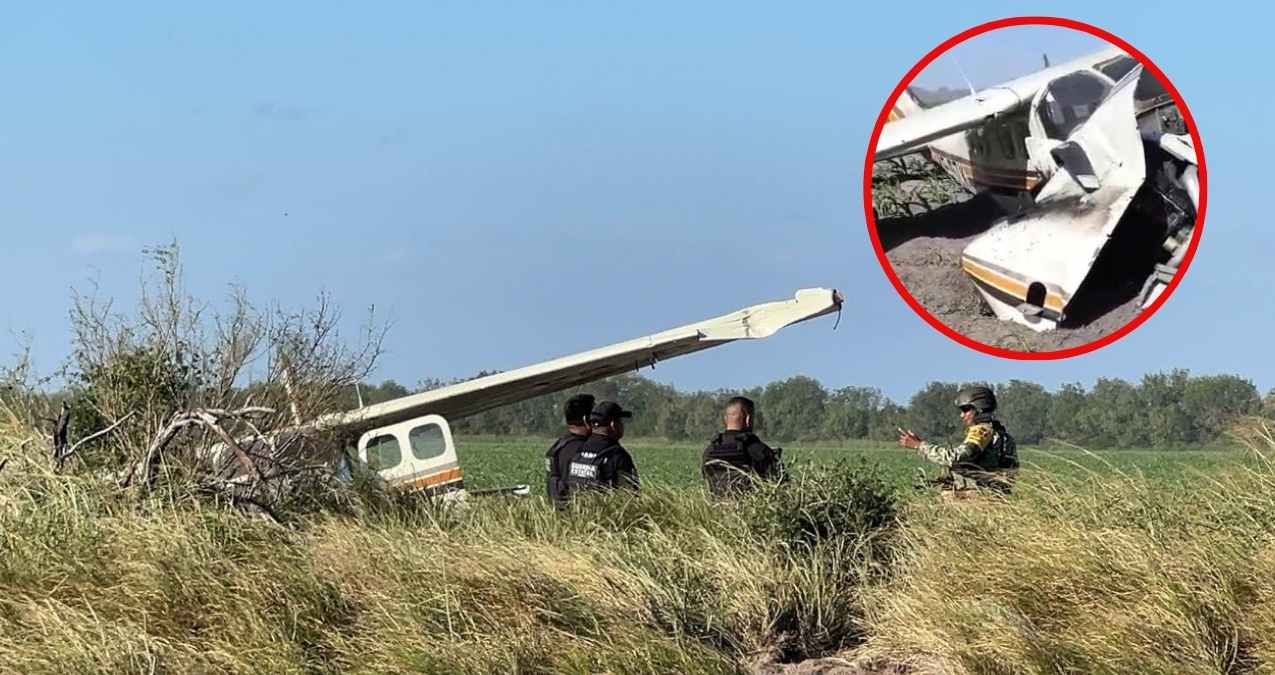 Personas involucradas en desplome de avioneta en Reynosa
