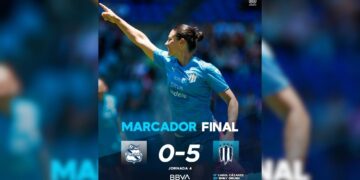 Rayadas goleada Puebla