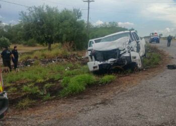 Reportan fuerte accidente en la Carretera Federal Reynosa-San Fernando con al menos un muerto y 3 heridos