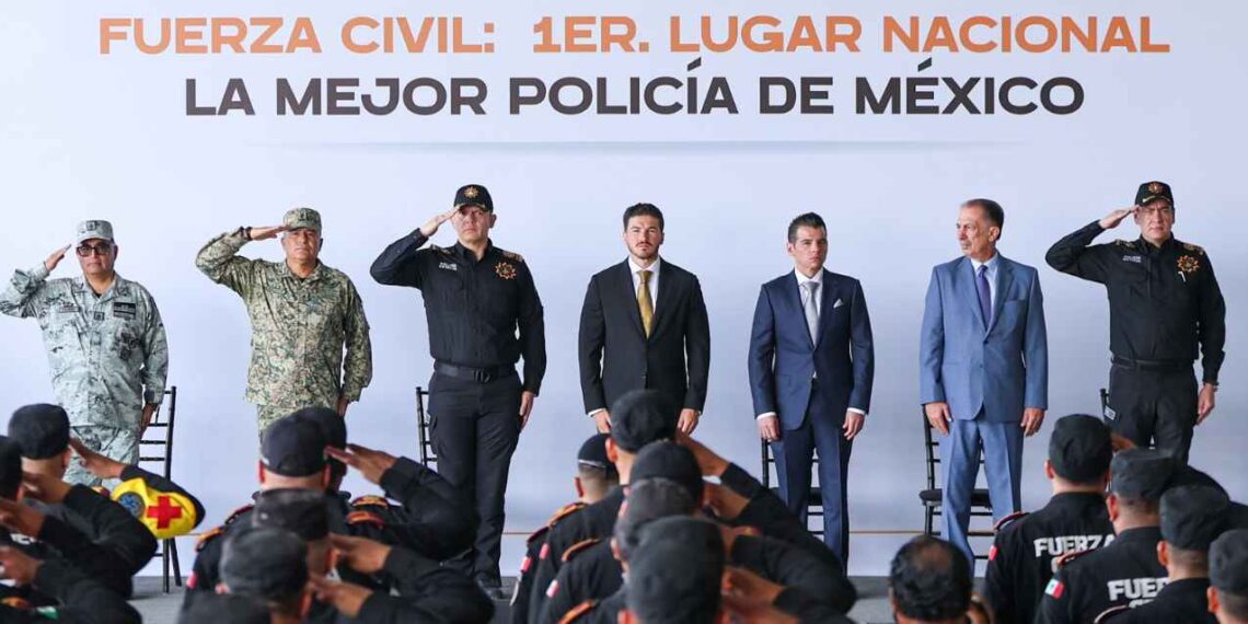 Samuel García destaca avances de la Fuerza Civil en tema de seguridad