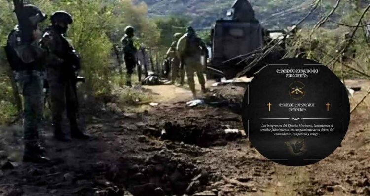 sargento Tepalcatepec mina terrestre
