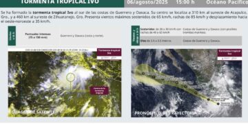 Se forma Tormenta Tropical Ivo ¿Tocará tierra en México