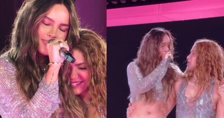 Shakira sorprende al cantar con Belinda en el Estadio GNP