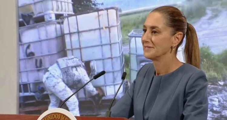 Sheinbaum desmiente reportes de huachicol